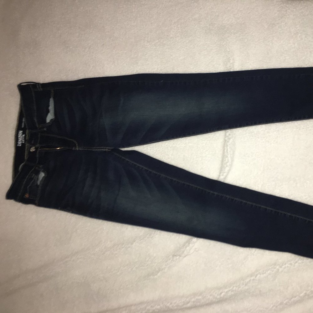 Dark Washed Denim Jeans